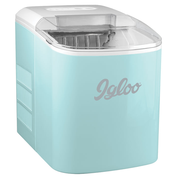 Igloo 26 lb. Capacity Countertop Ice Maker ICEB26RR, Retro Red