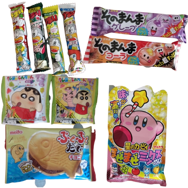 Japanese Dagashi Box - 30 Famous Sweets and Snacks