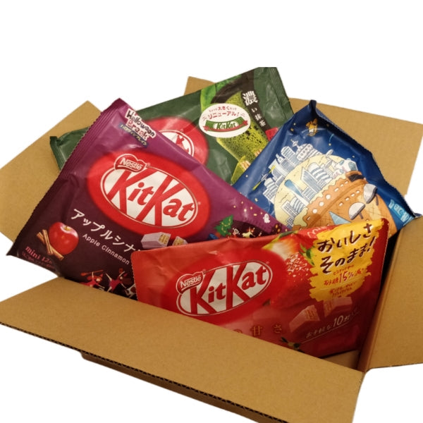 Japanese KitKat Box - 4 Unique Flavors - Only Available in Winter otherwise it will melt!