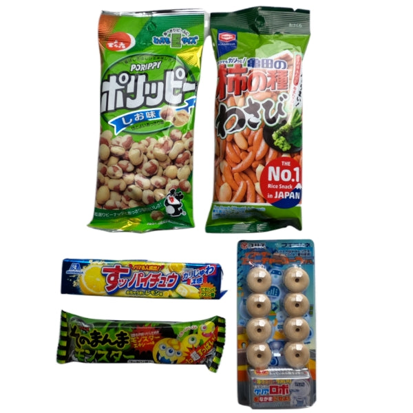 Japanese Summer Snack Box - Sweets, Snacks, and Drinks