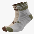 Jeep 2 Pack Bush Socks 4-7 Olive Multi Jeep