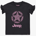 Jeep Girls Short Frill Sleeve Tee French Navy | Jeep