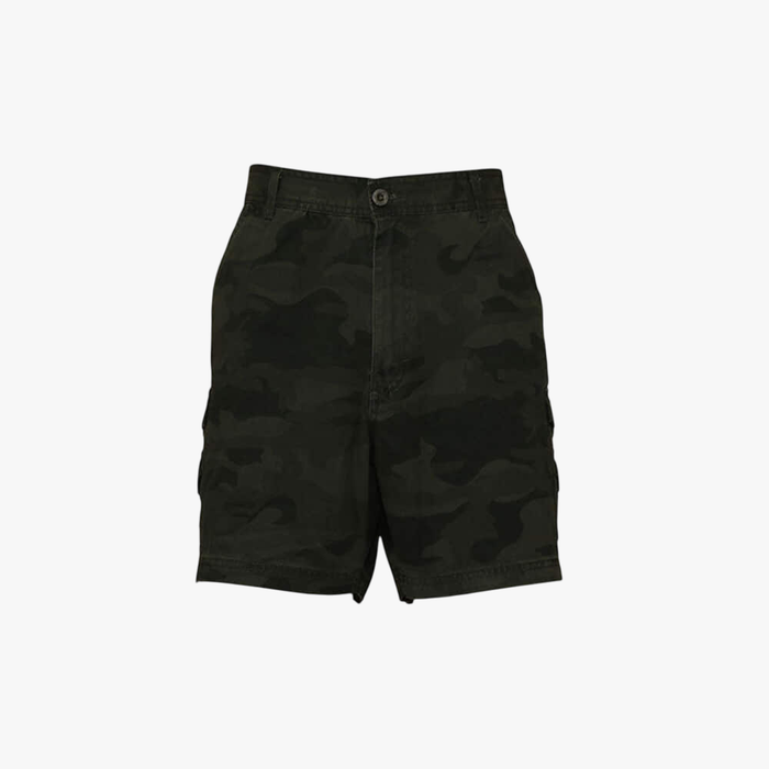 Jeep Mens 14Cm Cotton Canvas Workwear Cargo Short Camo Jeep