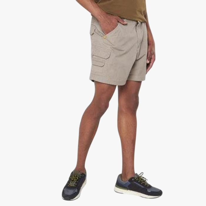 Jeep Mens 14Cm Trailhawk Mountain Man Fixed Waist Cargo Shorts Bark Jeep