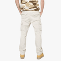 Jeep Mens Dawson Fixed Waist Cargo Pants Stone | Jeep