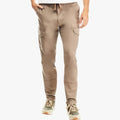 Jeep Men's Elasticated Twill Cargo Jogger Elm Bark | Jeep