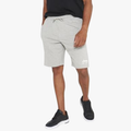 Jeep Mens Elesticated Fleece Short Heather Grey Mel Jeep