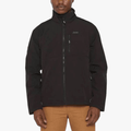 Jeep Mens Funnel Neck Soft Shell Jacket Black Jeep