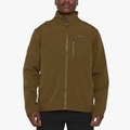 Jeep Mens Funnel Neck Soft Shell Jacket Olive Jeep