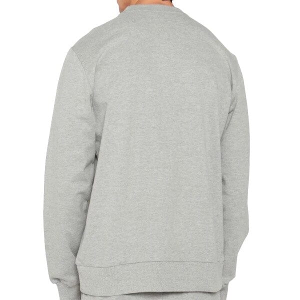 Jeep Mens Icon Crew Fleece Sweater Grey Mel | Jeep