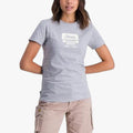 Jeep Womens Icon Grille Short Sleeve Tee Grey Melange | Jeep