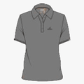 Kakiebos Mens Classic Fit Short Sleeve Golfer Silver | Kakiebos