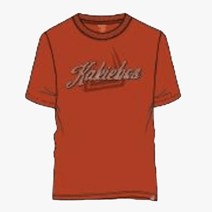 Kakiebos Mens Classic Fit Short Sleeve Tee Orange Rust | Kakiebos