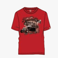 Kakiebos Mens Classic Fit Short Sleeve Tee Red | Kakiebos
