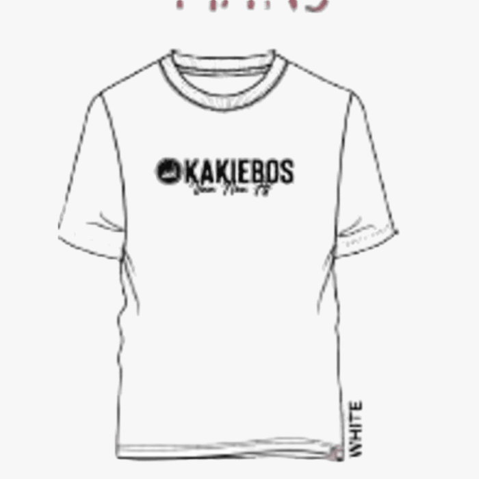 Kakiebos Mens Classic Fit Short Sleeve Tee White | Kakiebos