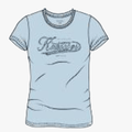 Kakiebos Womens Classic Fit Short Sleeve Tee Bliss Blue | Kakiebos