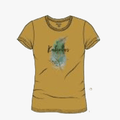 Kakiebos Womens Classic Fit Short Sleeve Tee Dusy Gold | Kakiebos
