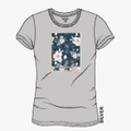Kakiebos Womens Classic Fit Short Sleeve Tee Silver | Kakiebos