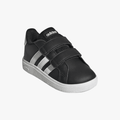 adidas Kids Grand Court Lifestyle Hook And Loop Shoes Black adidas
