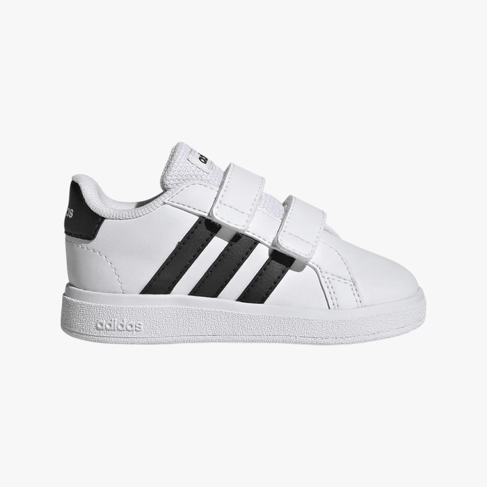 adidas Kids Grand Court Lifestyle Hook And Loop Shoes White adidas