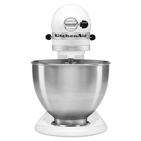 KitchenAid Classic Series 4.5 Quart Tilt-Head Stand Mixer, White (K45SSWH)