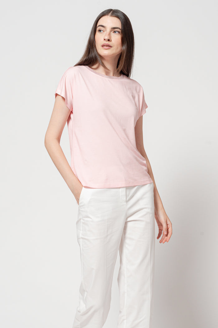 Kitty T-shirt - Flamingo