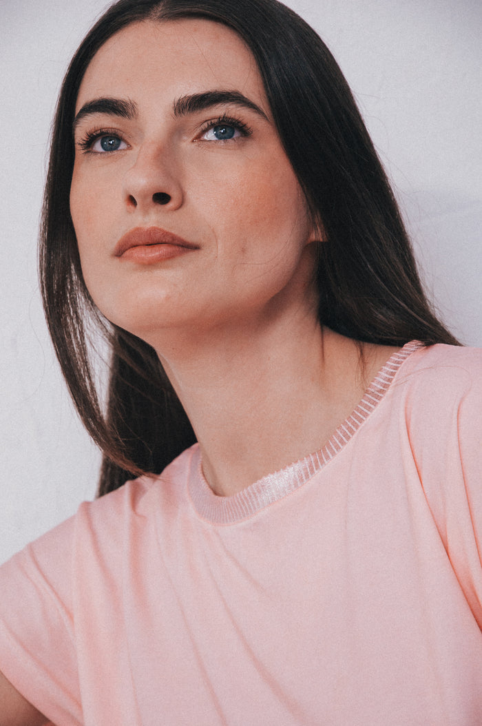 Kitty T-shirt - Flamingo