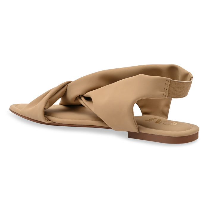 Knotty Twist Beige Flat