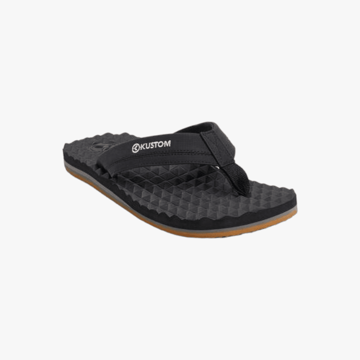 Kustom Mens Super Spike Sandal Black Kustom
