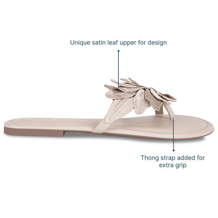 Leaf Beige Flats