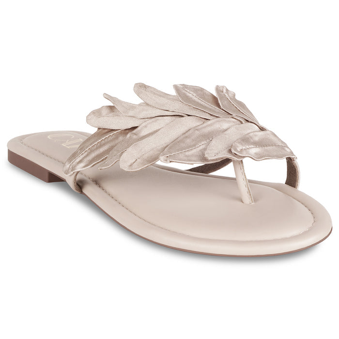 Leaf Beige Flats