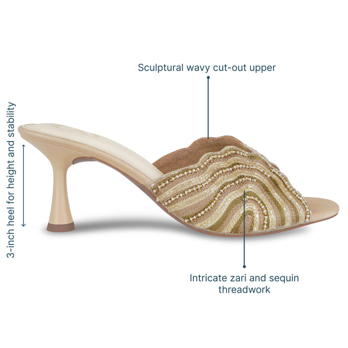 Leheré Gold Heels