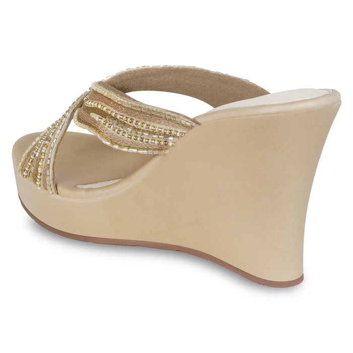 Leheré Gold Wedge
