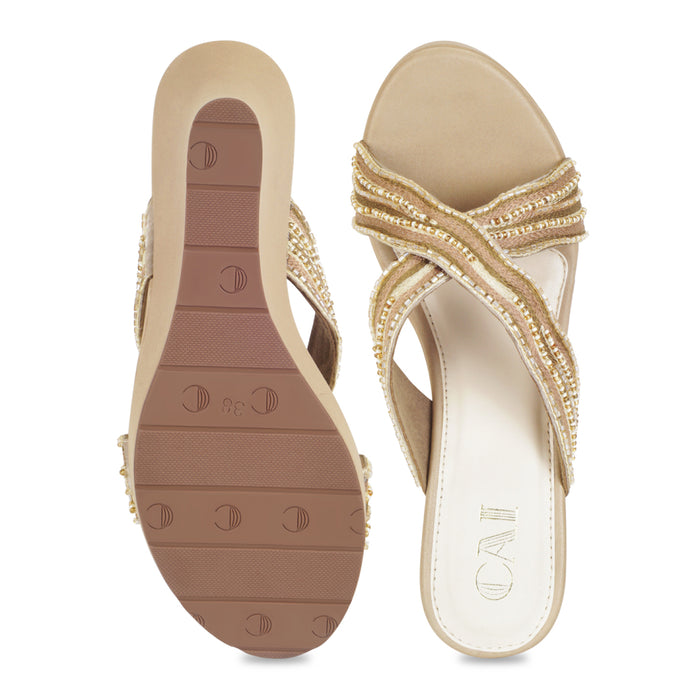 Leheré Gold Wedge