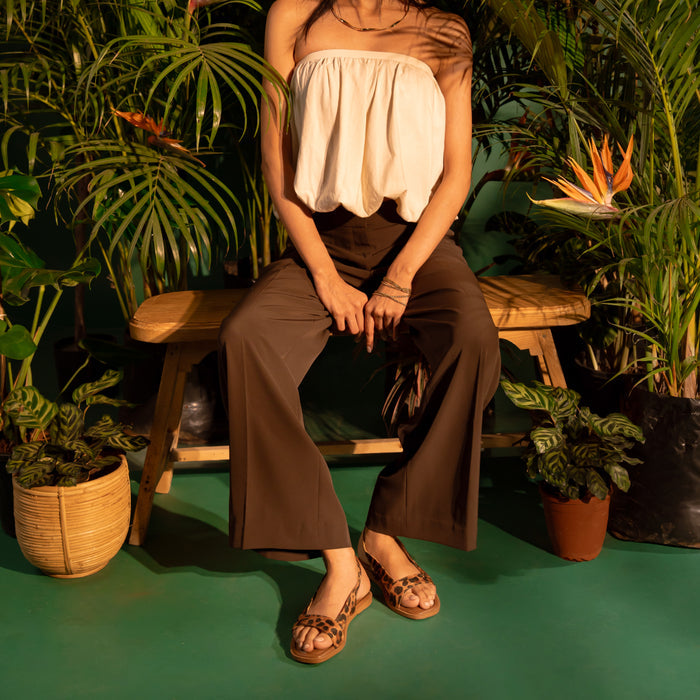 Leo SlingBack Tan Flats