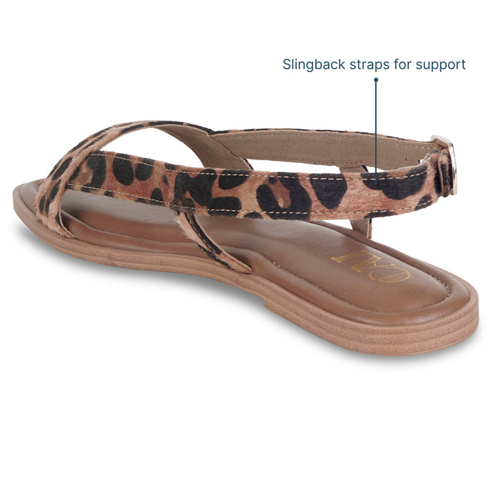 Leo SlingBack Tan Flats