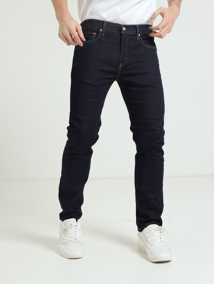 Levis Mens 502 Regular Taper Stretch Jean Ama Rinsey | Levis