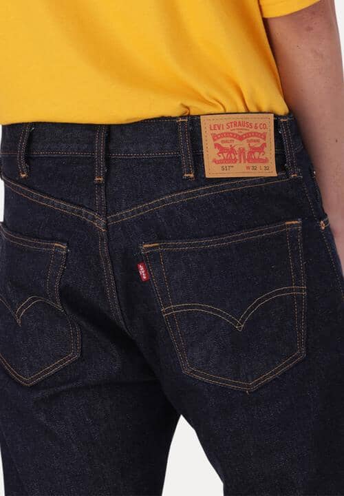 Levis Mens 517 Bootcut Jeans Rinse | Levis