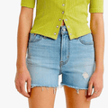 Levis Womens High Rise Shorts Stone | Levis