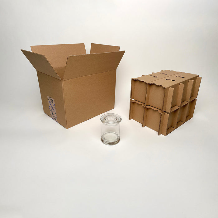 Libbey® 12.5 oz 478 Status Jar 12-Pack Shipping Box for Candles available from Flush Packaging