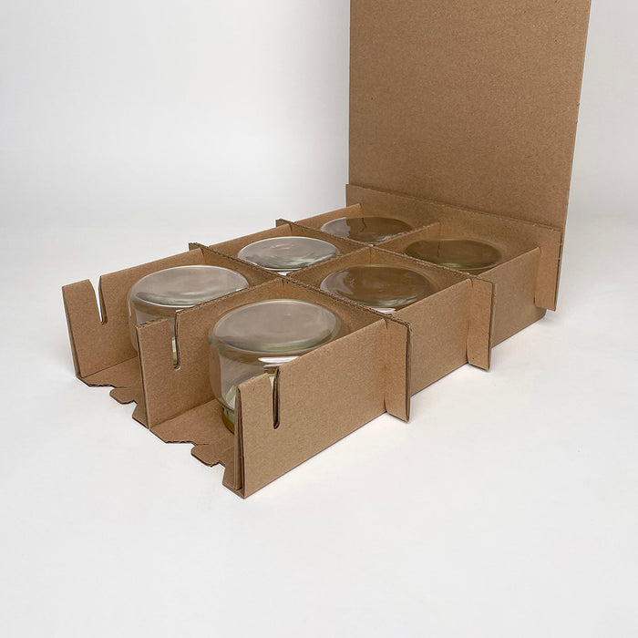 Libbey 15 oz 995 Classic Apothecary Jar 12-Pack Shipping Box for candles assembly 1