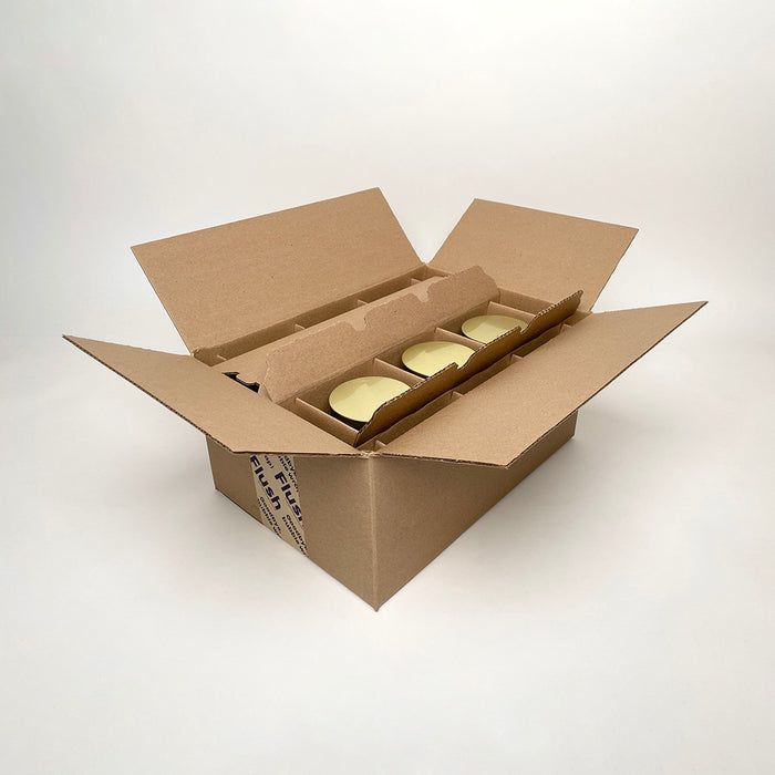 Libbey 15 oz 995 Classic Apothecary Jar 12-Pack Shipping Box for candles unboxing 2