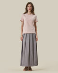 Light Pink Embroidered Logo T-Shirt