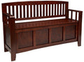 Linon Home Dcor Linon Home Decor Cynthia Storage Bench, 50"w x 17.25"d x 32"h, Walnut