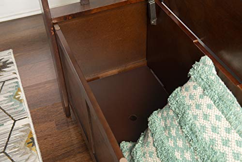 Linon Home Dcor Linon Home Decor Cynthia Storage Bench, 50"w x 17.25"d x 32"h, Walnut