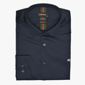 Lorenzini Modern Classic Slim Fit Long Sleeve Shirt Navy | Lorenzini