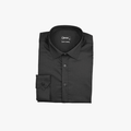 Lorenzini Modern Slim Fit Long Sleeve Shirt Black | Lorenzini
