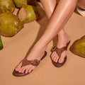 Luna Brown Flats