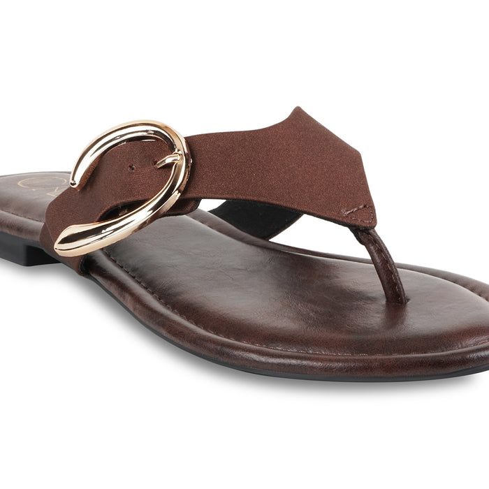 Luna Brown Flats