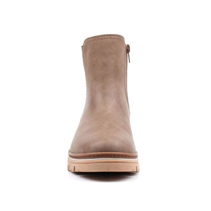 Lunar Destiny Taupe Ankle Boot GLB241 TP